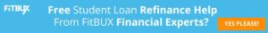 FitBUX's Free Student Loan Refinance Service